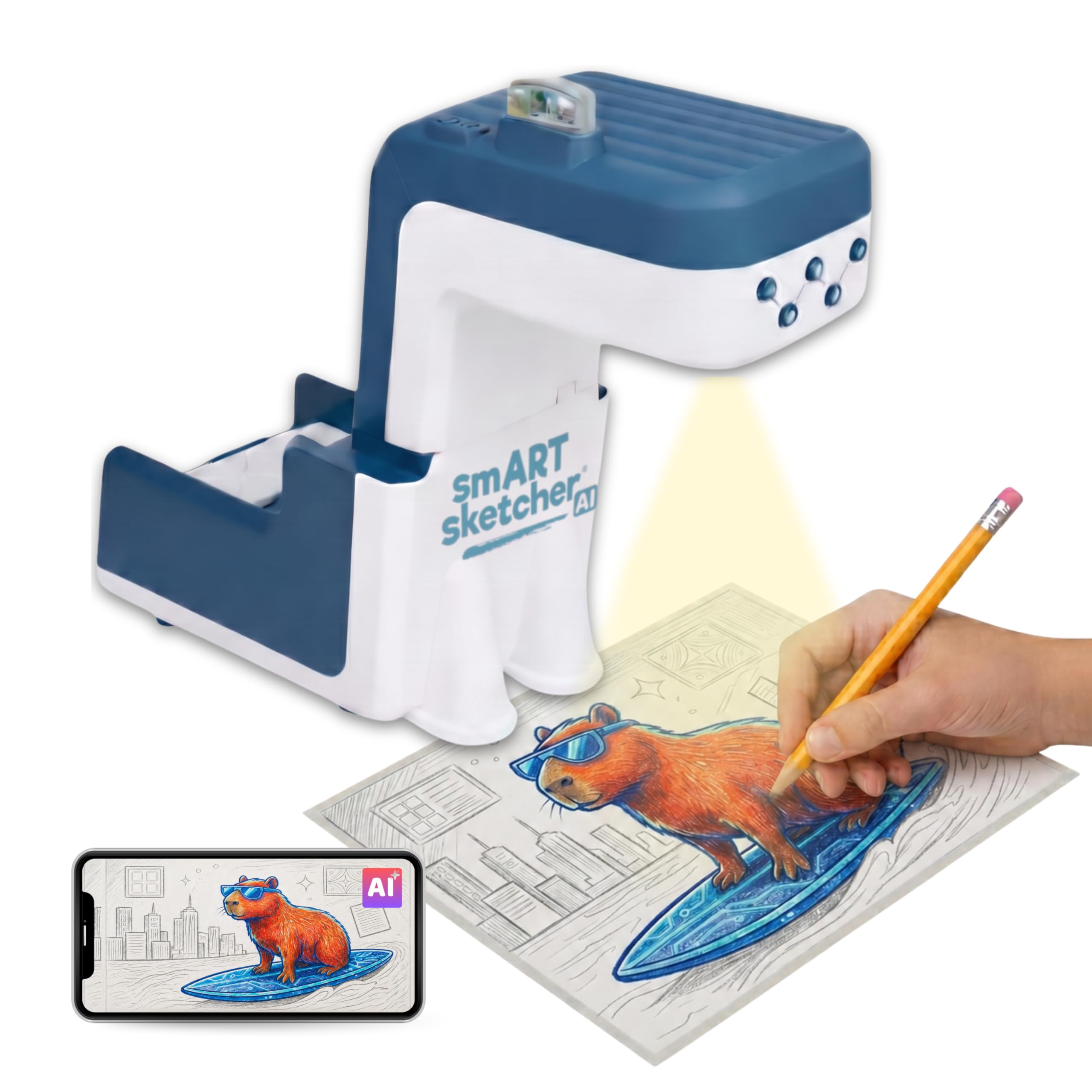 smART sketcher プロジェクター 本体 Amazon.co.jp: Flycatcher smART Sketcher AIプロジェクター AI搭載